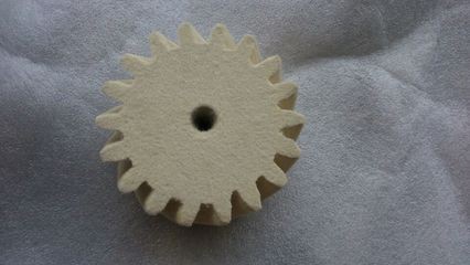 Straight Teeth Felt Gears
